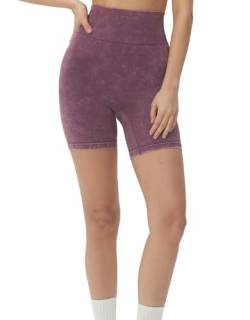 sissycos Women's 6" Nahtlose Shorts mit hoher Taille(Tagesanbruch,XL/XXL) von sissycos