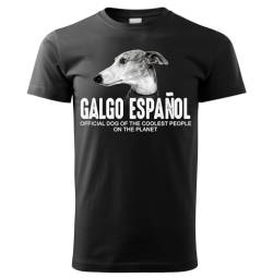 Galgo Espanol Hund Unisex Shirt Official Dog cool Leute lustig Hundemotiv T-Shirt Größe L von siviwonder