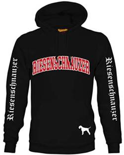 Riesenschnauzer Schnauzer Hund Hoodie Unisex Sweatshirt Extreme Hundemotiv Größe L von siviwonder