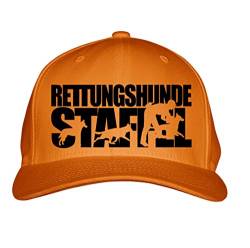 siviwonder Cap - RETTUNGSHUNDESTAFFEL Staffel Rettungshund -Hundesport HS - Baumwoll 6-Panel orange von siviwonder