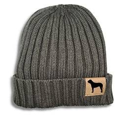 siviwonder Mütze Cane Corso Italiano Gassi Beanie Strickmütze Witzig Spruch Warm Herren Damen Herbst Hund Farbe Dark Grey von siviwonder