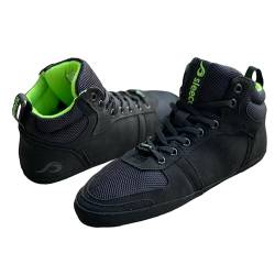 sleeco - Moderne Hausschuhe im Jordan Sneaker-Look Herren und Damen - Stylisch Indoor Schuhe für Zuhause - Warme lustige Pantoffeln Hüttenschuhe für Erwachsene geschlossen Größe 40 schwarz von sleeco