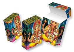 Zigarettenetui aus Pappe mit Motiv SLIPP OVERALL Design: Ganesha | Zigarettenschachtel-Überzieher mit Deckel (075 Ganesha, 3 Stück) von slipp overall