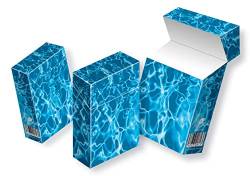 Zigarettenschachtel-Überzieher slipp overall Zigarettenbox Design Pool/Wasser Originelle Hülle mit Deckel zum Überstülpen (3 Stück) von slipp overall