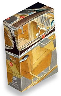 slipp overall origineller Zigarettenschachtel Überzieher aus Karton mit Deckel mit hübschen Motiven (077 Vintage Car, 1 Stück) von slipp overall