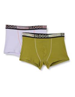 Sloggi Herren GO ABC Natural H C2P Short, Multi-Colour, S (2er Pack) von sloggi men