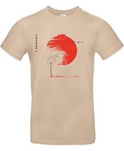 smilo & bron Herren T-Shirt, Herbst Braun Sand S von smilo & bron