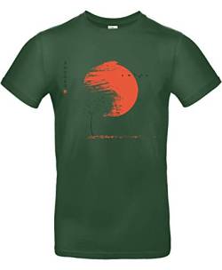 smilo & bron Herren T-Shirt, Herbst Grün Bottle Green M von smilo & bron