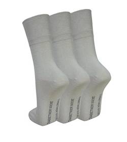 socken-und-mehr 3 Paar Diabetikersocken für Herren 43-46 beige von socken-und-mehr