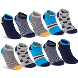 10 Paar Kinder Sneaker Socken Jungen & Mädchen Baumwolle Kindersocken 56550 (31-34) von sockenkauf24