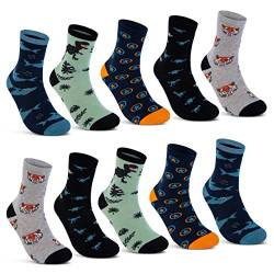 10 Paar Kinder Socken Jungen & Mädchen Baumwolle Kindersocken 54395 (23-26) von sockenkauf24