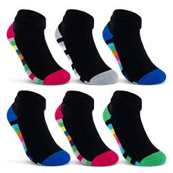 2 | 4 | 6 Paar Damen THERMO Socken Innenfrottee warme Wintersocken Umschlagsocken Bunte Ringel 12792 WP (6 Paar 39-42) von sockenkauf24