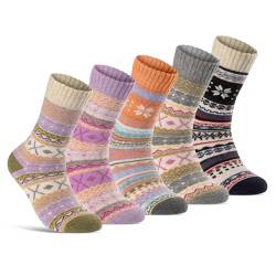 5 Paar Wollsocken Damen & Herren Wintersocken weich & warm 37902 (39-42) von sockenkauf24