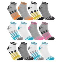 Sportsocken Damen Sneaker Socken Baumwolle verstärkte Frotteesohle 36850/23 WP (12 Paar 39-42) von sockenkauf24