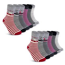 THERMO Socken Damen 39-42 Warme Dicke Wintersocken Damen Baumwolle Frottee 38202 (12 Paar 39-42) von sockenkauf24
