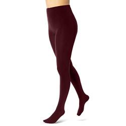 sockenkauf24 Damen THERMO Strumpfhose mit Innenfleece extra warm Winter Strumpfhose (40/42, Bordeaux Rot) WP von sockenkauf24