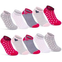 sockenkauf24 Sneakersocken 10 Paar Kinder Sneaker Socken Jungen & Mädchen Baumwolle Kindersocken (56271, 23-26) WP von sockenkauf24