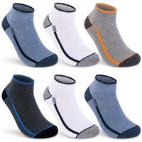 sockenkauf24 Sneakersocken 6 oder 12 Paar SPORT Socken Damen & Herren Sportsocken (6-Paar, 35-38) mit Frotteesohle Baumwolle - 16215/18 WP von sockenkauf24