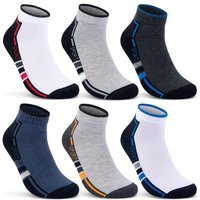 sockenkauf24 Sneakersocken 6 oder 12 Paar SPORT Socken Damen & Herren Sportsocken (6-Paar, 35-38) mit Frotteesohle Baumwolle - 16215/20 WP von sockenkauf24