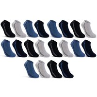 sockenkauf24 Sneakersocken 8 I 12 I 20 Paar SPORT Sneaker Socken Herren Baumwolle (20-Paar, 39-42) Atmungsaktiv - 16777 von sockenkauf24