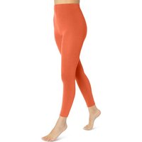 sockenkauf24 Thermoleggings Damen THERMO Leggings mit Innenfleece in vielen Farben (38-40, Kupfer) extra warm Winter Leggings, WP von sockenkauf24