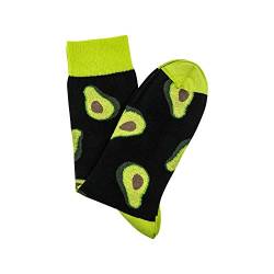 sockmash Avocado Socken, farbenfrohes und fröhliches Motiv im Bowl Style für Mann und Frau, mehrfarbig Gr. 35 - 38 von sockmash