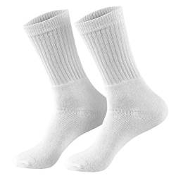 socksPur 10 Paar Tennissocken Sportsocken mit Komfortbündchen Baumwolle 43-46 von socksPur