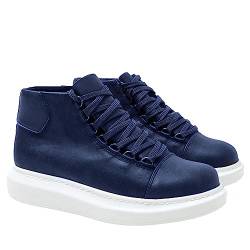 Solaress 958 Herren Sneaker, Leder High-Top Fashion Schuhe (Marineblau, eu_Footwear_Size_System, Adult, Men, Numeric, medium, Numeric_40) von solaress seyahat aksesuarları