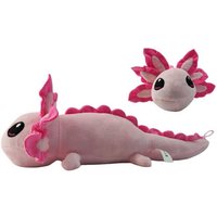 soma Kuscheltier Axolotl Kuscheltier Echse Molch Figur Plüsch XL 25 cm Püsch rosa pink (1-St), Axolotl Plüschtier Molch Kuscheltier Figur Plüschtier Wassertier von soma