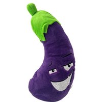 soma Kuscheltier Plüschtier Boba Aubergine Kuscheltier Gemüse 18 cm Kaufladenzubehör (1-St), Super weicher Plüsch Stofftier Kuscheltier für Kinder zum spielen von soma