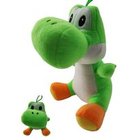 soma Kuscheltier Soma Yoshi Kuscheltier Drache Plüschfigur kuschelweich Yoshi grün 40 (1-St), Super weicher Plüsch Stofftier Kuscheltier für Kinder zum spielen von soma