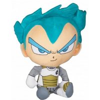 soma Kuscheltier Vegeta Super Saiyan Haar Blau Dragon Ball Super Stehend 25 cm / 21cm (1-St), Super weicher Plüsch Stofftier Kuscheltier für Kinder zum spielen von soma