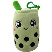 soma Kuscheltier bubble tea kuscheltiere bubble tea plüschtier grün 11 cm (1-St), Super weicher Plüsch Stofftier Kuscheltier für Kinder zum spielen von soma