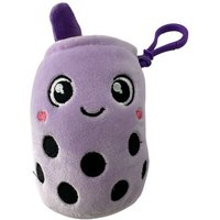 soma Kuscheltier bubble tea kuscheltiere bubble tea plüschtier lila 11 cm (1-St), Super weicher Plüsch Stofftier Kuscheltier für Kinder zum spielen von soma