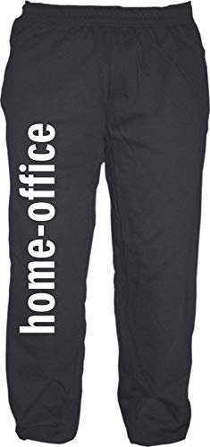 Home-Office Jogginghose - Bedruckt - Sweatpants - Jogger - Hose M Schwarz von sostex