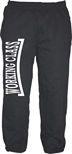 Working Class Jogginghose - Bedruckt - Sweatpants - Jogger - Hose - Arbeiterklasse Oi L Schwarz von sostex