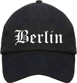 sostex Berlin Cappy - Altdeutsch Bedruckt - Schirmmütze Cap Einheitsgröße Schwarz von sostex