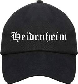 sostex Heidenheim Cappy - Altdeutsch Bedruckt - Schirmmütze Cap Einheitsgröße Schwarz von sostex