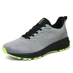 sotirsvs Laufschuhe Herren Damen Running Turnschuhe Straßenlaufschuhe Sportschuhe Sneaker Tennis Atmungsaktiv Schuhe Grey 40 EU von sotirsvs