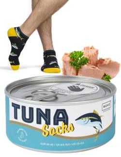 soxo Angler Geschenke Für Frauen Damen Socken Herren Lustige Geschenk Für Männer 40-45 Thunfisch von soxo