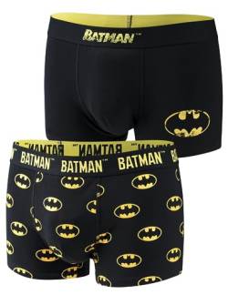 soxo DC Comics The Batman Boxershorts Herren Unterhosen Lustige Geschenke Für Männer 2 Paar XL Batman von soxo