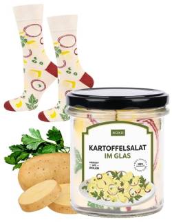 soxo Glas Socken Damen Geschenke Für Männer Herren Socks Geschenk Für Frauen 40-45 Kartoffelsalat von soxo