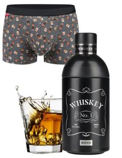 soxo Whisky Boxershorts Herren Unterhosen Lustige Geschenke Für Männer L von soxo