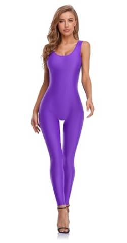 Speerise Damen-Body aus Spandex, Nylon, Tanz-Einteiler, violett, Medium von speerise