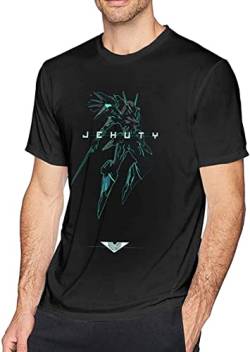 LKSS Zone of The Enders Jehuty Printed Graphic Short Sleeve Cotton T-Shirts for Men Teen T-Shirts & Hemden(Small) von stepmother