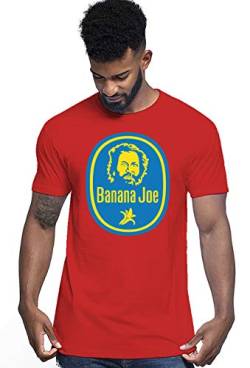 Banana Joe 68 Men Herren Fashion 100% gekämmte Baumwolle, T-Shirt, Banana Joe 68, Rot, Banana Joe 68 L von street style