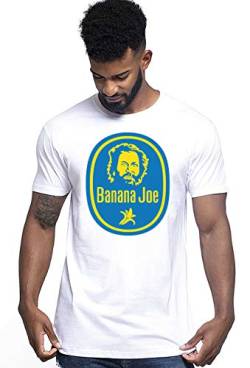 Banana Joe 68 Men Herren Fashion 100% gekämmte Baumwolle, T-Shirt, Banana Joe 68, Weiß, Banana Joe 68 M von street style