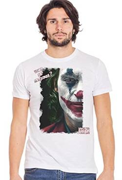 Face of Joker Why so Serious 18-20-15, Weiß, Face of Joker Why so Serious 18-20-15 XL von street style