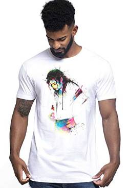 Michael Jackson Art. Color 18-20-49 Herren Fashion 100% gekämmte Baumwolle, T-Shirt, Michael Jackson Art. Color 18-20-49, Michael Jackson Art. Color 18-20-49 M von street style