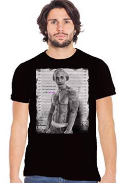 street style Einstein Tatuato Muscle 2075-7 Urban Men Herren 100% Baumwolle geflammt, Figuren, Einstein Tatuato Muscle 2075-7, Schwarz, Einstein Tatuato Muscle 2075-7 XL von street style